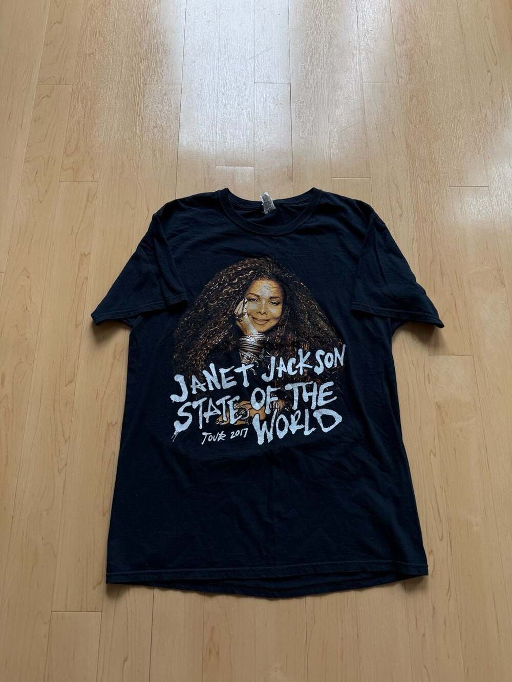 2017 Fruit Of The Loom Janet Jackson State Of The World Tee